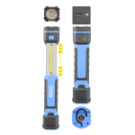 Телескопическая инспекционная лампа Brevia LED 3W COB+1W LED 300lm 2000mAh, Type-C 11340