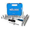 Професійний набір інструментів в кейсі MÖLDER 1/4' 72 T, CR-V, 56од.