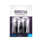 Лампа накаливания Brevia P27W 12V 27W W2.5x16q прозрачная 2шт