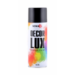 Фарба акрилова Nowax Spray 450мл чорний глянц (GLOSS BLACK/RAL9005)
