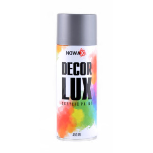 Краска акриловая Nowax Spray 450мл серебряный металлик (DIAMOND SILVER)