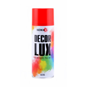 Краска акриловая Nowax Spray 450мл красный сигнальный (SIGNAL RED/RAL+3001)