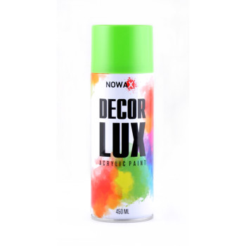 Фарба акрилова Nowax Spray 450мл світло-зелений (LIGHT Green/RAL6018)