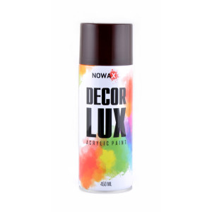 Краска акриловая Nowax Spray 450мл коричневый (BROWN/RAL+3007)