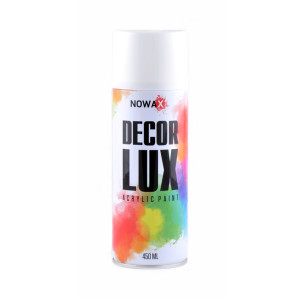 Краска акриловая Nowax Spray 450мл белый (TRAFFIC WHITE/RAL9016)