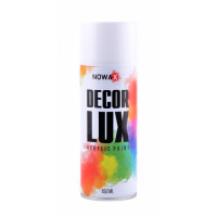 Краска акриловая Nowax Spray 450мл матовый белый (MATT WHITE/RAL9010)
