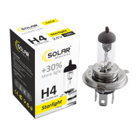 Галогеновая лампа Solar H4 24V 75/70W P43t-38 Starlight +30%
