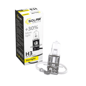 Галогеновая лампа Solar H3 24V 70W PK22s Starlight +30%