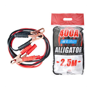 Провода-прикуриватели Alligator 400А, 2,5м BC641
