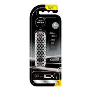 Ароматизатор на дефлектор Aroma Car HEX 13g - SILVER