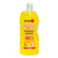 Автошампунь Nowax Carnauba Wash&Wax концентрат 1:100 карнаубський віск, 1л