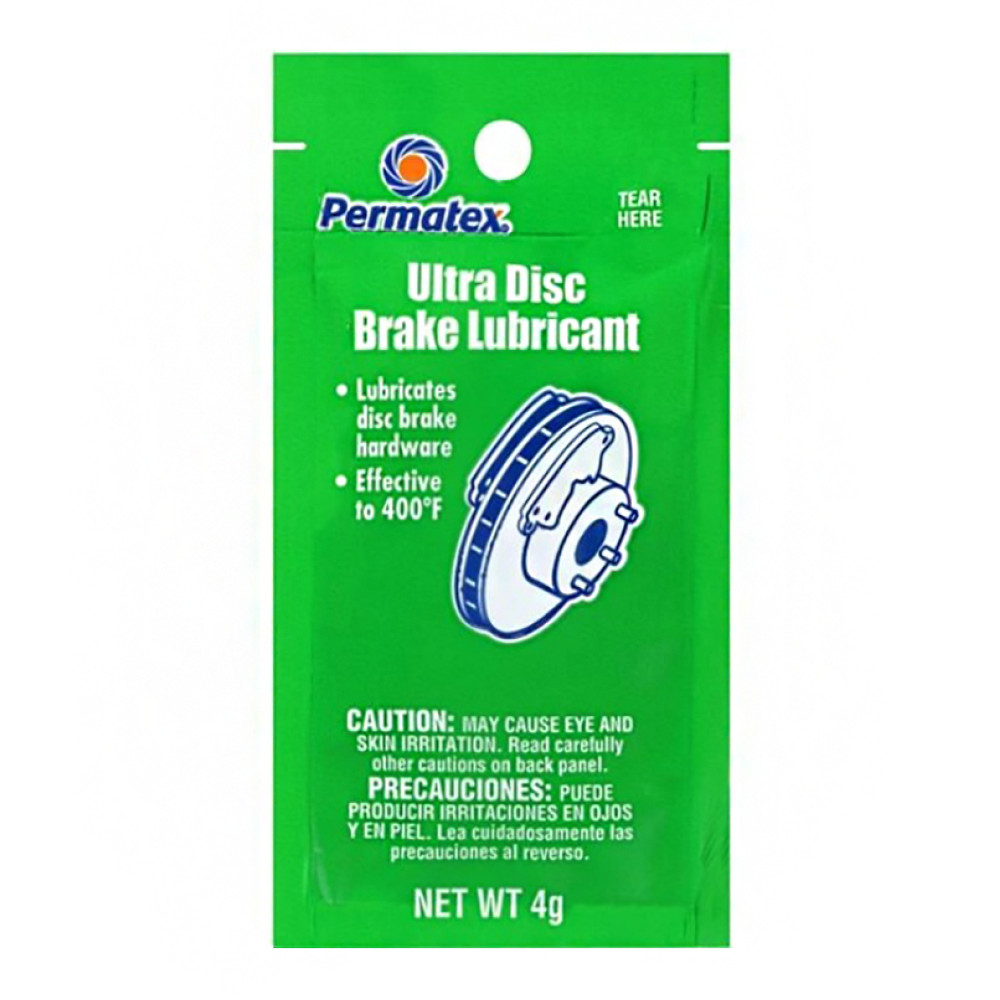 Мастило супорта дискових тормозів Permatex Ultra Disc Brake Lubricant, 4г