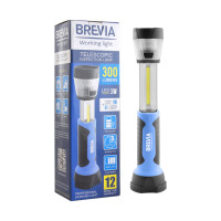 Ліхтар інспекційний телескопічний Brevia LED 3W COB+1W LED+8LED кемпінг 300lm 2000mAh