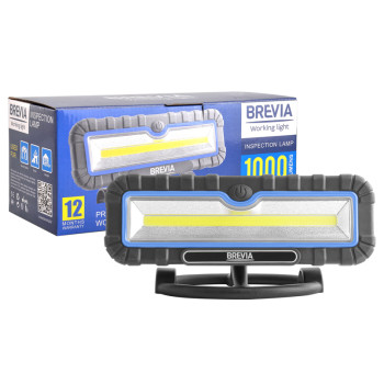 Профессиональная инспекционная лампа Brevia LED 10W COB 1000lm 4000mAh Power Bank, type-C