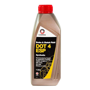 Тормозная жидкость Comma DOT 4 ESP BRAKE FLUID 1л