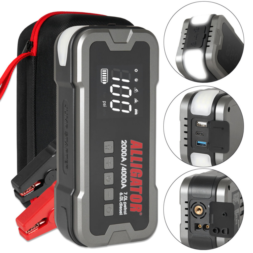 Alligator Jump Starter JS850 4000A 24000mAh з компресором купити