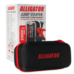 Пусковий пристрій Alligator Jump Starter 2000A/4000A 24000mAh з компресором 10Bar
